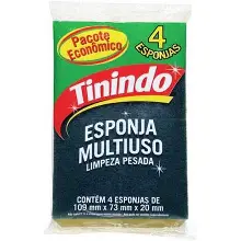 Esponja multiuso pacote 4un